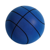Blue high-density foam basketball for the Indoor Silent Basketball Hoop & Ball Set