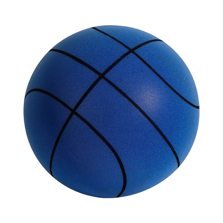 Blue high-density foam basketball for the Indoor Silent Basketball Hoop & Ball Set
