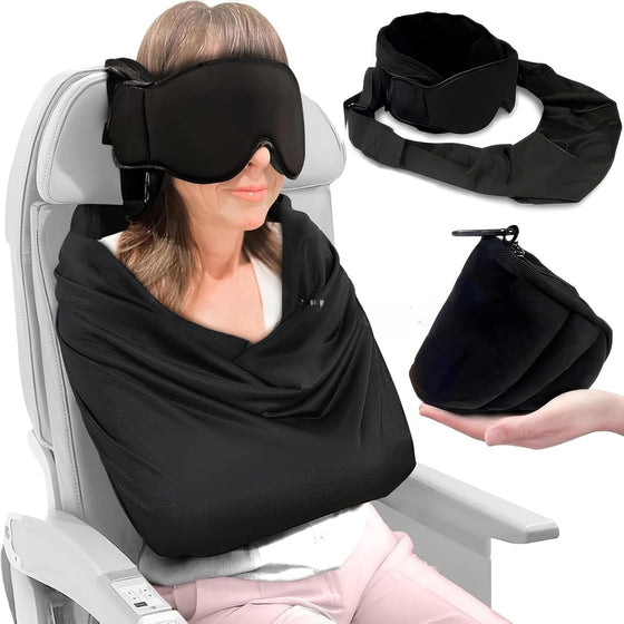 Three-In-One Portable Sleep Eye Mask with Headrest and Hand Support, image 2 of 17