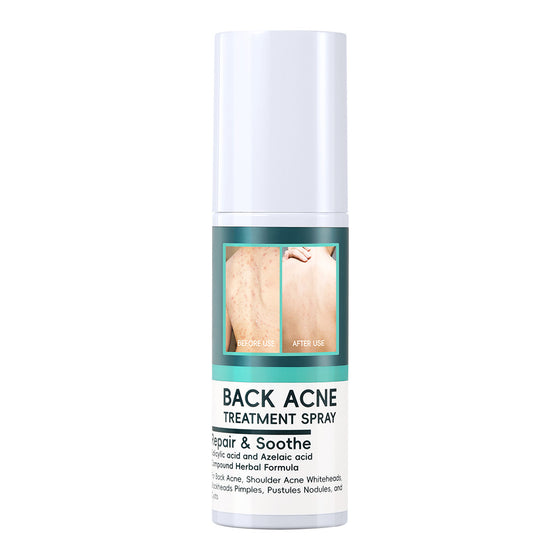 Salicylic acid back acne spray bottle for body acne care