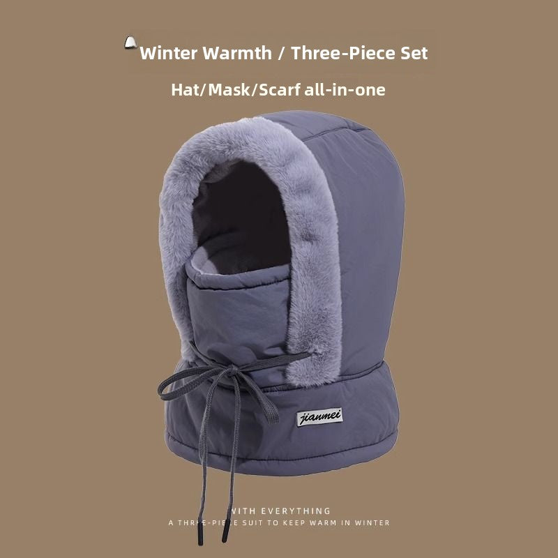 Warm Ear Protection Integrated Cap in 8 Colors, image 1 of 13