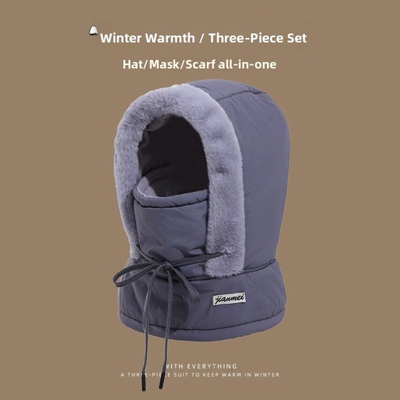Warm Ear Protection Integrated Cap in 8 Colors, image 1 of 13