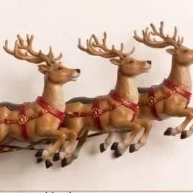 Santa's Flying Sleigh Christmas Ornament, image 3 of 5