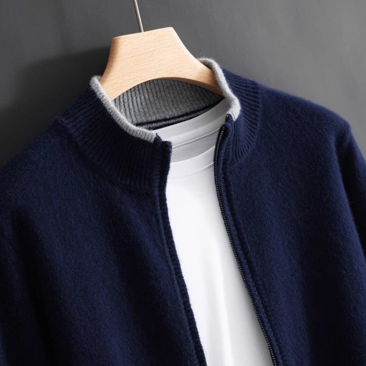 Men's Half-Neck Sweater in 3 Colors, M to 4XL, image 4 of 23