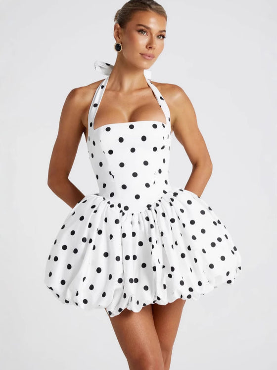 Neck-Hanging Lace-Up Dress in 5 Colors, S to XL, image 5 of 25