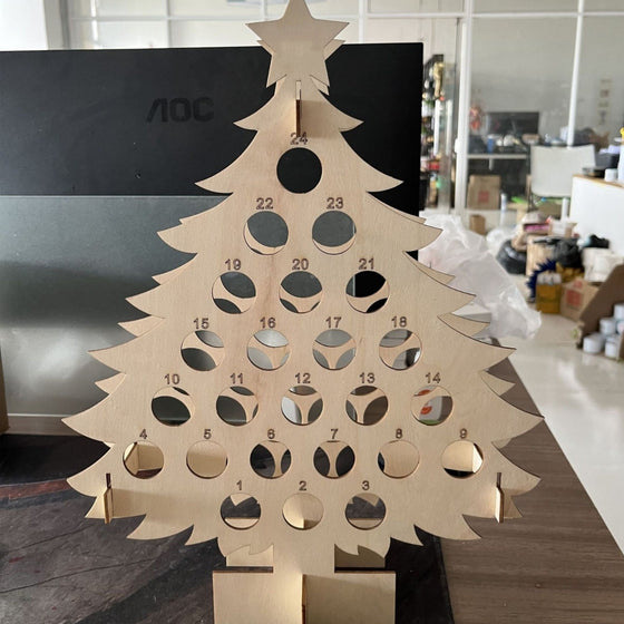 Christmas Wooden Rack in Trumpet and Large Sizes, image 3 of 5