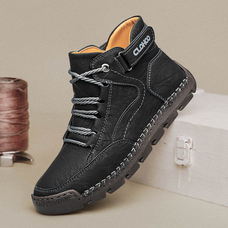 Men's Stitch Casual Shoes, Fleece-Lined Options, Sizes 39 to 48, image 2 of 45