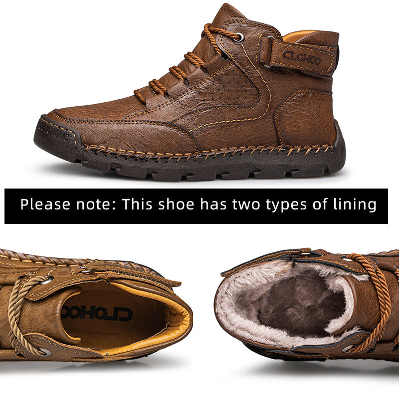 Men's Stitch Casual Shoes, Fleece-Lined Options, Sizes 39 to 48, image 4 of 45
