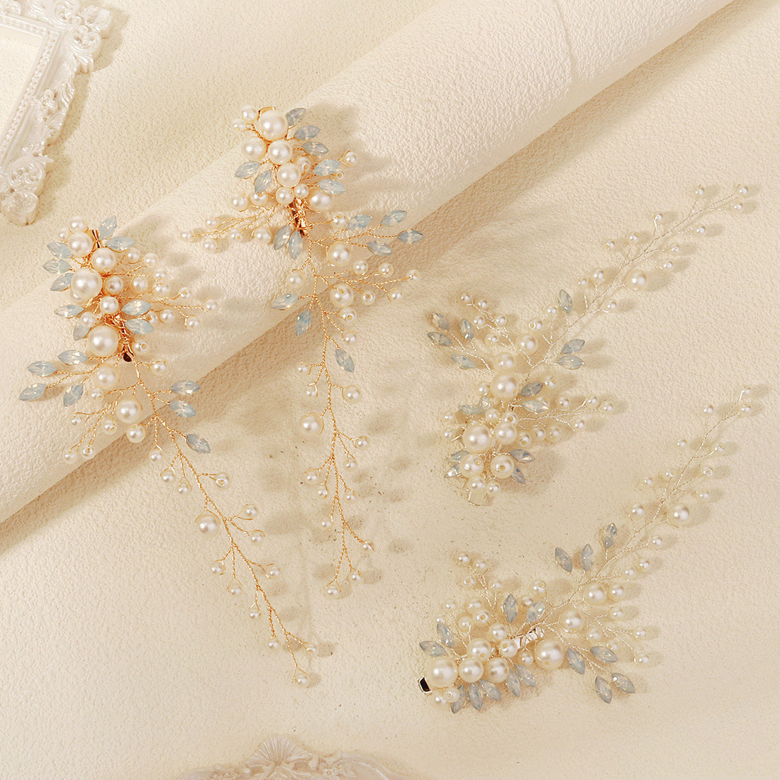 Pearl Flower Duckbill Hair Clip, 31 Styles, image 2 of 36