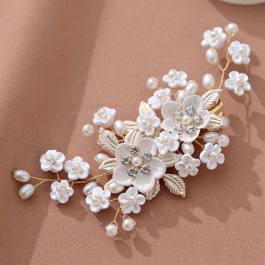 Pearl Flower Duckbill Hair Clip, 31 Styles, image 4 of 36