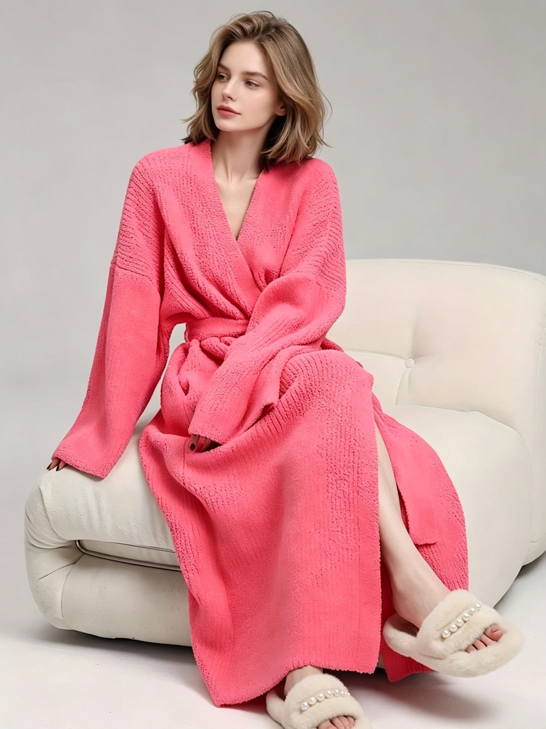 Plain Knit Cardigan, 9 Colors, S to XXL, image 5 of 59