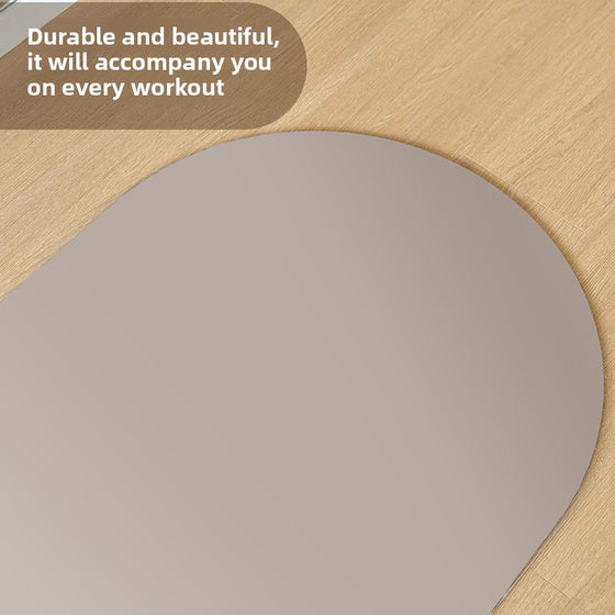 Semi-Circular Yoga Mat, 15 Colors, image 3 of 20