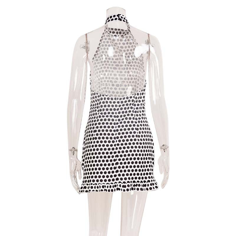 Slim Fit Polo Dot Dress, S to L, image 4 of 8