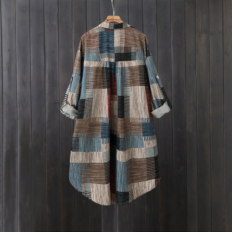 Men's Long Sleeve Check Shirt, 4 Colors, M to 3XL, image 3 of 20