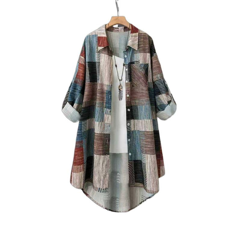 Men's Long Sleeve Check Shirt, 4 Colors, M to 3XL, image 4 of 20