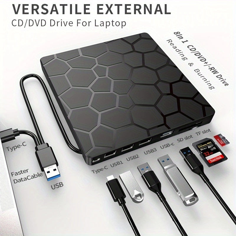 External Optical Drive DVD Burner, image 3 of 6