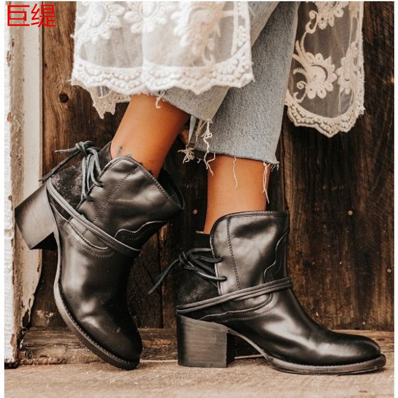 Women's Rear Strap Thick Heel Shoes, 4 Colors, Sizes 35 to 43, image 2 of 41