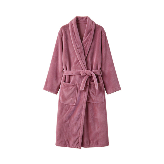 Men's and Women's Solid Color Pajamas Nightgown, 12 Colors, image 5 of 17