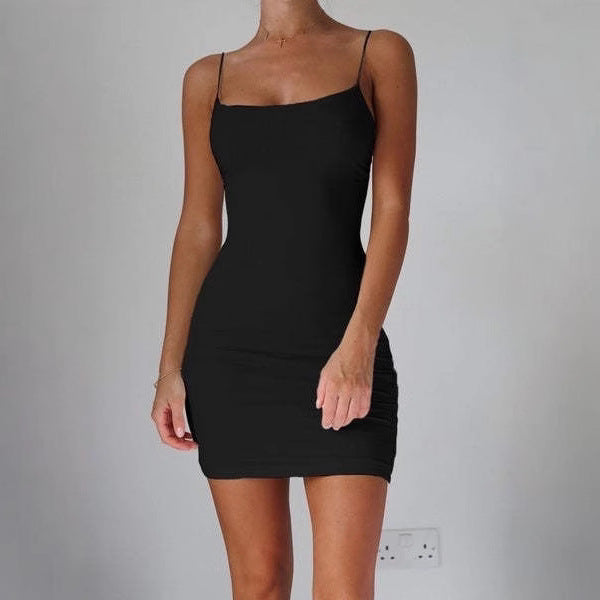 Women's spaghetti strap slim-fit bodycon dress, photo 3