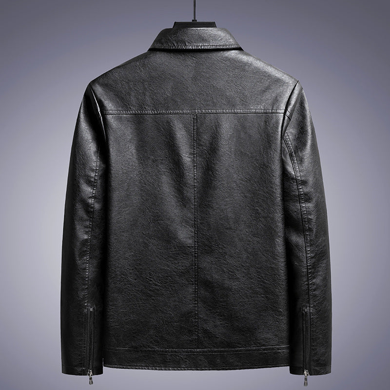 Textured leather jacket, photo 2