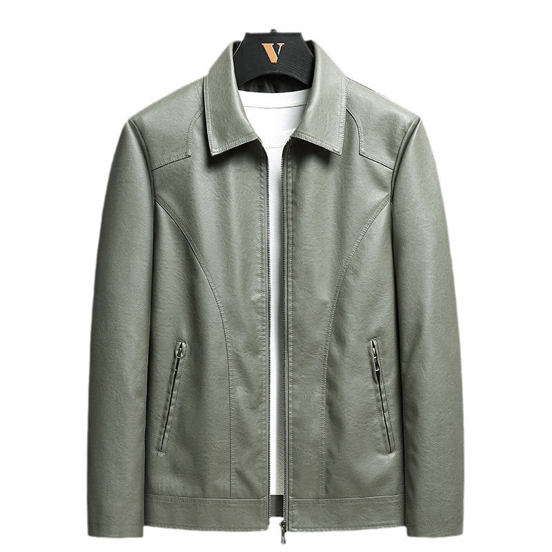 Textured leather jacket, photo 5