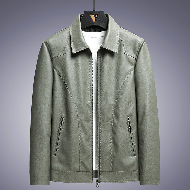 Textured leather jacket, photo 8