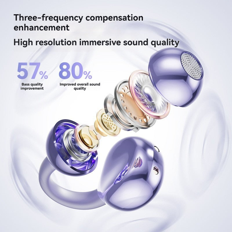 Translation Bluetooth headset in purple, photo 3