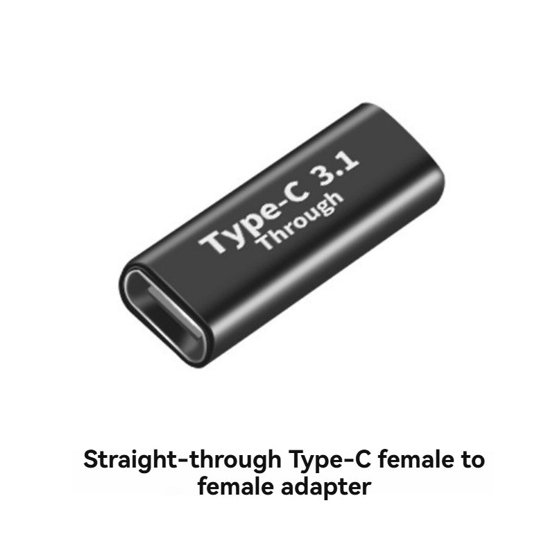 USB adapter with USB-A and USB-C connectors