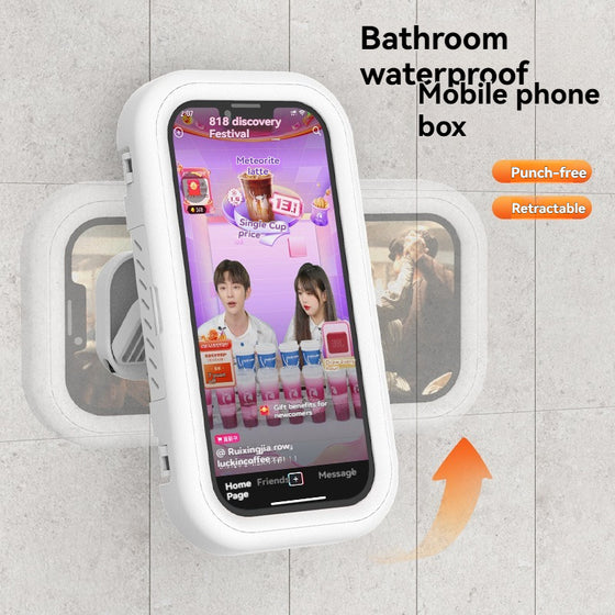 Retractable rotating waterproof phone box holder, photo 2
