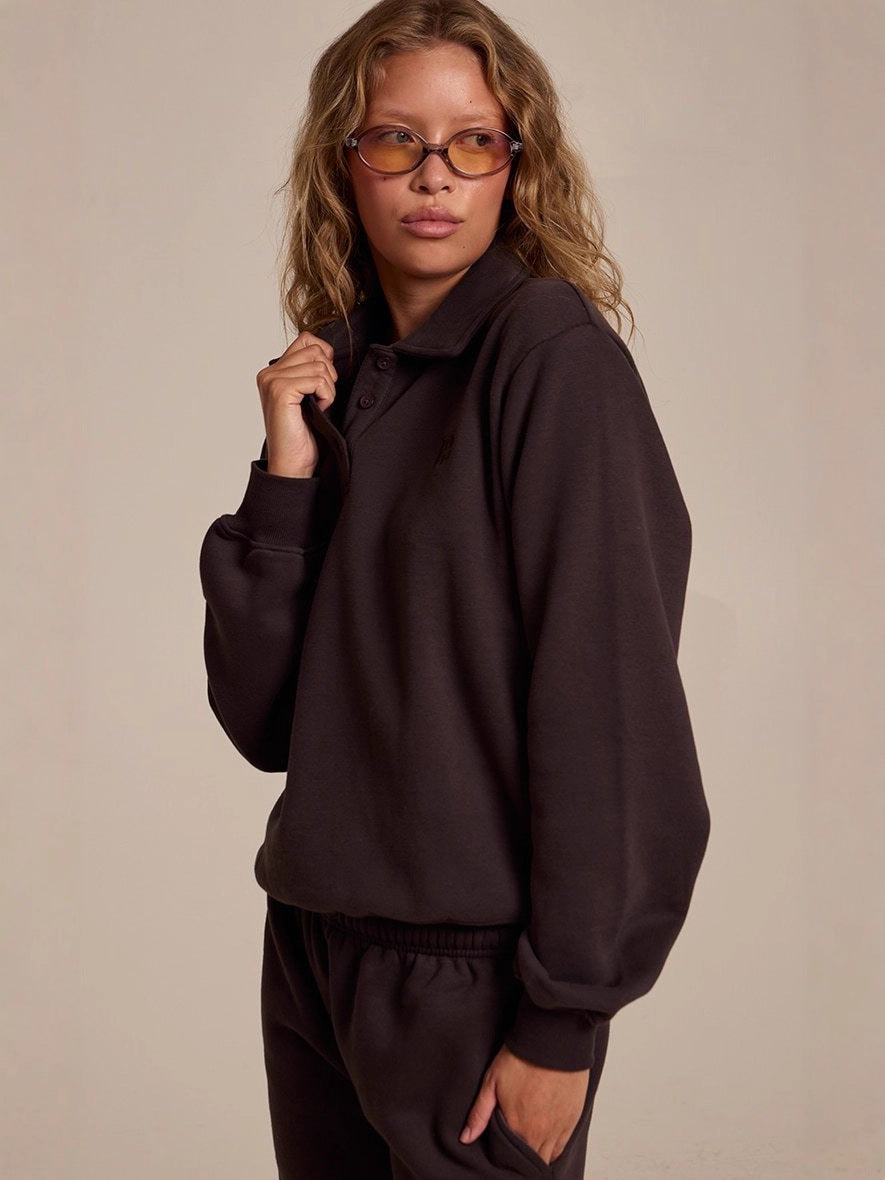 Women's brown casual straight matching set, photo 2