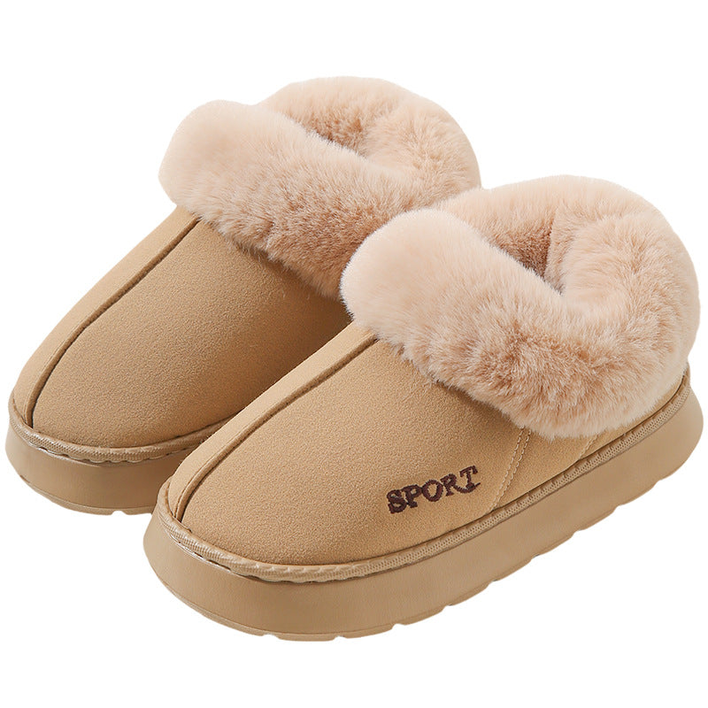 Women's plush cotton slippers, photo 5