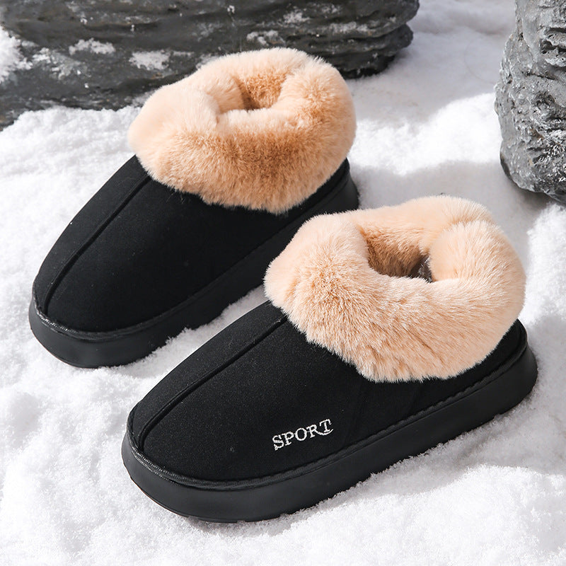 Women's plush cotton slippers, photo 6