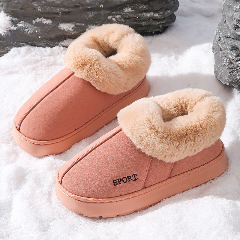 Women's plush cotton slippers, photo 7